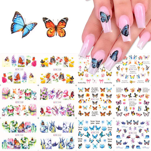 Comdoit Butterfly Nail Art Stickers